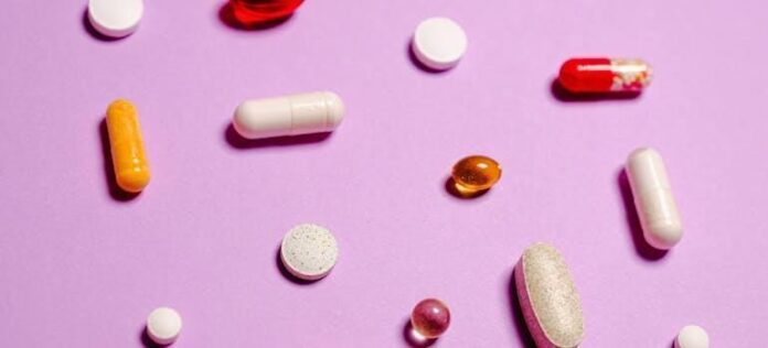 Multi-colored pills