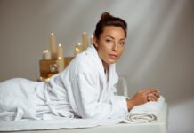 woman in med spa