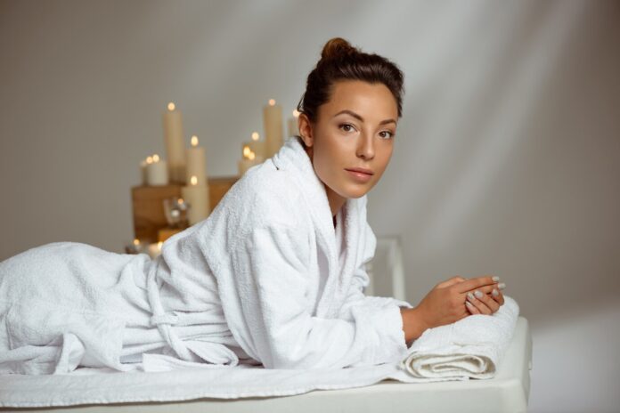 woman in med spa